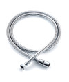 Шланг для душу Koer KB-0801-125-01 Chrome обплетення нерж. 125 см (KR5468)