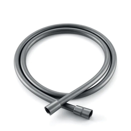 Шланг для душу Koer KB-0804-150-07 (силіконовий 150 см колір графітовий) (KR4811)