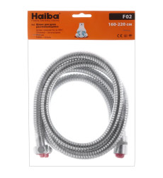 Шланг для лійки душа Haiba Chr.F02, 160 см (HO0019)