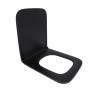Сидіння для унітаза Qtap (Gemini) Matt Black з мікроліфтом (QT99HY2312MB)
