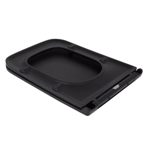 Сидіння для унітаза Qtap (Gemini) Matt Black з мікроліфтом (QT99HY2312MB)