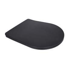 Сидіння для унітаза Qtap (Robin 660, Scorpio 520,660) Matt Black (QTSC179MB47352)