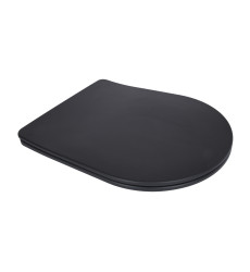 Сидіння для унітаза Qtap (Robin 660, Scorpio 520,660) Matt Black (QTSC179MB47352)