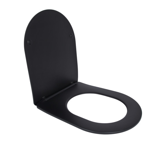 Сидіння для унітаза Qtap (Robin 660, Scorpio 520,660) Matt Black (QTSC179MB47352)