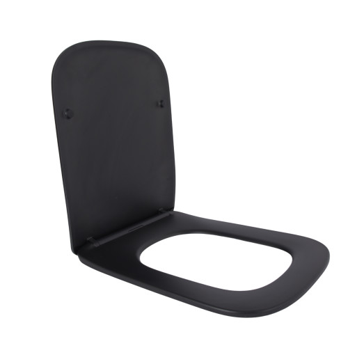 Сидіння для унітаза Qtap (Tern 490) Matt Black (QTSC179MB47354)