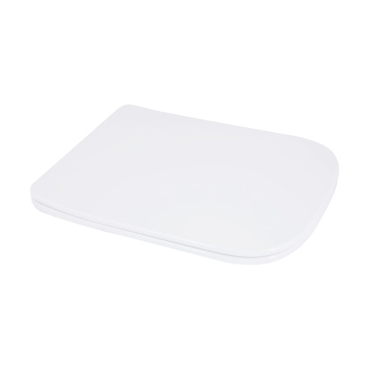 Сидіння для унітаза підлогового Qtap (Aries) White з мікроліфтом (QT03228302W3)