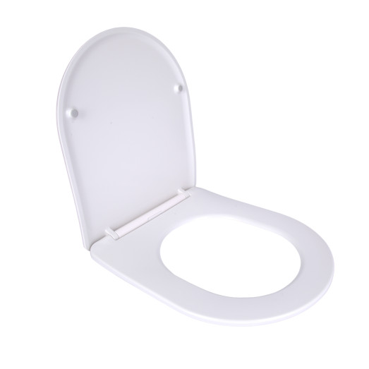 Сидіння для унітаза підлогового Qtap (Dove) White з мікроліфтом (QT06228380BW3)