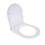 Сидіння для унітаза підлогового Qtap (Dove) White з мікроліфтом (QT06228380BW3)