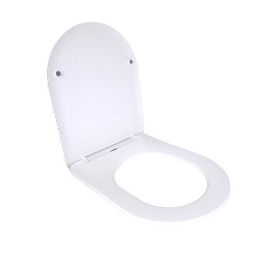 Сидіння для унітаза підлогового Qtap (Grand) White з мікроліфтом (QT26228301W3)