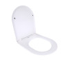 Сидіння для унітаза підлогового Qtap (Grand) White з мікроліфтом (QT26228301W3)