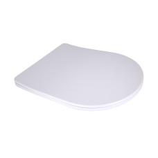 Сидіння для унітаза підлогового Qtap (Vlasta) White з мікроліфтом (QT28228300W3)