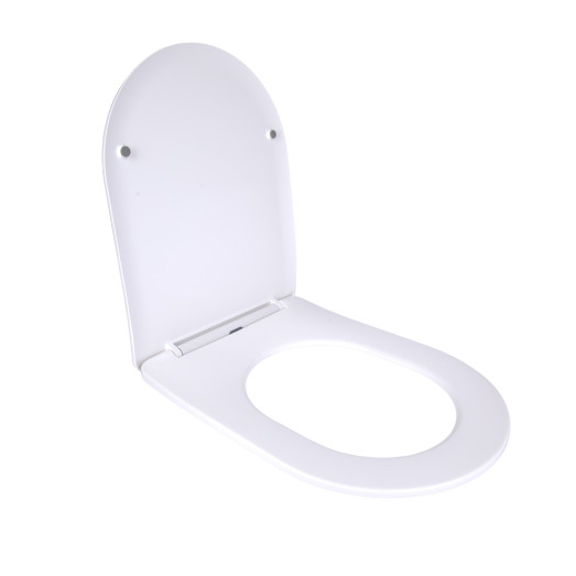 Сидіння для унітаза підлогового Qtap (Vlasta) White з мікроліфтом (QT28228300W3)