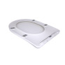 Сидіння для унітаза підлогового Qtap (Vlasta) White з мікроліфтом (QT28228300W3)