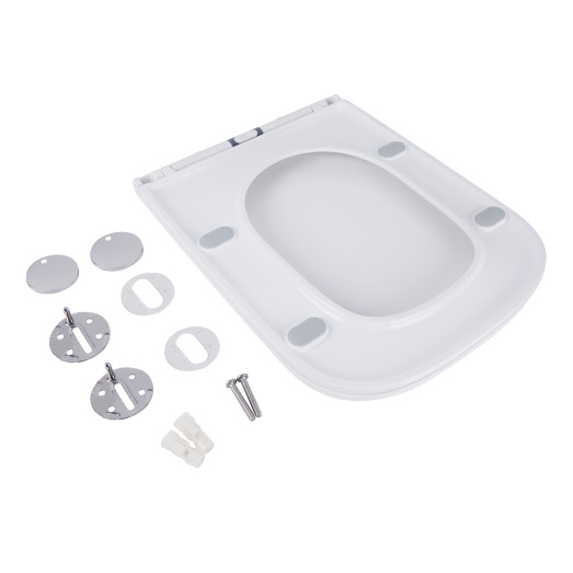 Сидіння для унітаза Qtap (Aries) з мікроліфтом Slim (QT99HXU15W)