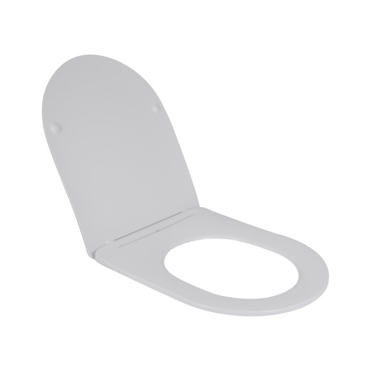 Сидіння для унітаза Qtap (Jay 490, Swan 490) з мікроліфтом Slim QT99SC5179W