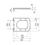 Сидіння для унітаза Qtap (Tern) з мікроліфтом Slim (QT99HXU10W)