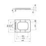 Сидіння для унітаза Qtap Kalao з мікроліфтом Slim (QT08991213AW)