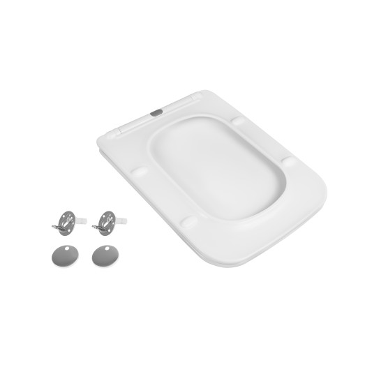 Сидіння для унітаза Qtap Kalao з мікроліфтом Slim (QT08991213AW)