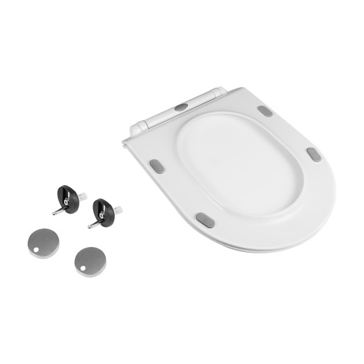 Сидіння для унітаза Qtap Presto з мікроліфтом Slim (QT26991217AW)