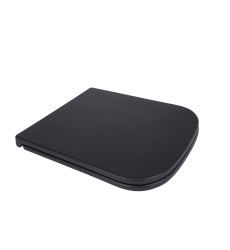 Сиденье для унитаза Qtap Tern Matt Black с микролифтом (QT99HY2322MB)