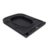 Сиденье для унитаза Qtap Tern Matt Black с микролифтом (QT99HY2322MB)