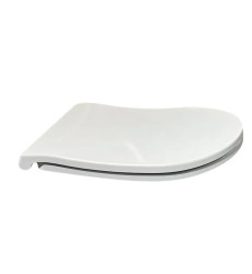 Сидіння-кришка для унітазу Koer AC-0101-SEAT COVER 450х390х80mm дюропласт з мікроліфтом (KR5617)