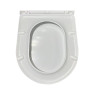 Сиденье-крышка для унитаза Koer AC-0101-SEAT COVER 450х390х80mm дюропласт с микролифтом (KR5617)