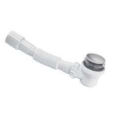 Сифон для душевого поддона Zerix SD-03 1 1/2" с выпуском Click-Сlack (ZX5087)