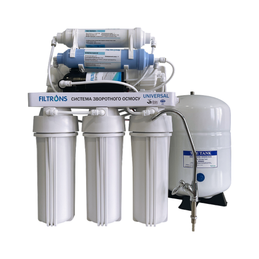 Система зворотного осмосу Filtrons Universal 6-ти ступенева з помпою (UNI-6 PUMP)