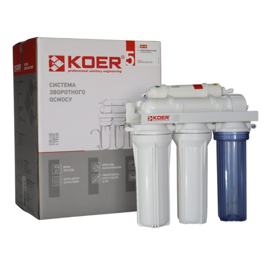 Система обратного осмоса KOER KV-90 5 ступеней (KR5326)