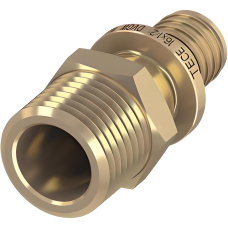 TECEflex Переходник прямой с наружной резьбой 16xR 3/4" бронза (705602)