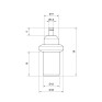 Термоэлемент Icma для антиконденсационного клапана 60°C №8749 (C06132AF1060)