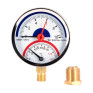 Термоманометр Thermo Alliance Standart 80 мм 1/2" нижнє підключення (SD17210B)
