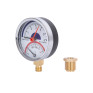 Термоманометр Thermo Alliance Standart 80 мм 1/2" нижнє підключення (SD1726B)