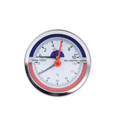 Термоманометр Thermo Alliance Standart 80 мм 1/2" заднє підключення (SD17310B)