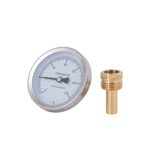 Термометр Thermo Alliance Standart 120°С 63 мм 1/2" заднє підключення (SD17440MM)