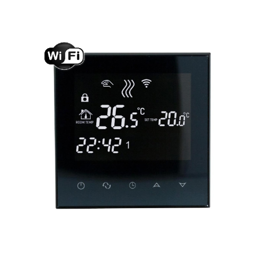 Терморегулятор EcoTerm SN WI-FI Black