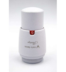 Термостатична головка Vario Term PRESTIGE GS.02 (різьба M30x1,5) структуровананий білий (000M636A019