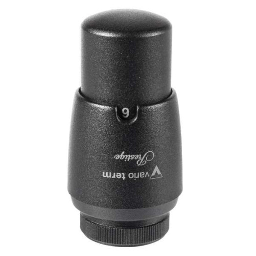 Термостатическая головка Vario Term PRESTIGE GS.02 (резьба M30x1,5) структурированная черная (000M636A01