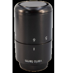 Термостатична головка Vario Term Tucan GS.10 (різьба M30x1,5) глянцевий чорний (000M665A113)