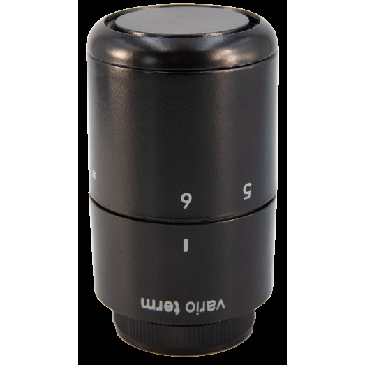 Термостатическая головка Vario Term Tucan GS.10 (резьба M30x1,5) глянцевый черный (000M665A113)