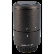 Термостатическая головка Vario Term Tucan GS.10 (резьба M30x1,5) структурированная черная (000M666A014)