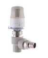 Термостатичний Кран з термоголовкою Кутниковий 20x1/2 ППР KOER