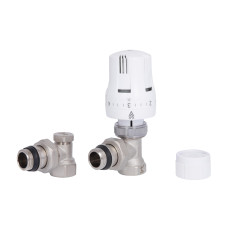 Термостатический набор Thermo Alliance Standart угловой 1/2" (TAS352W15)