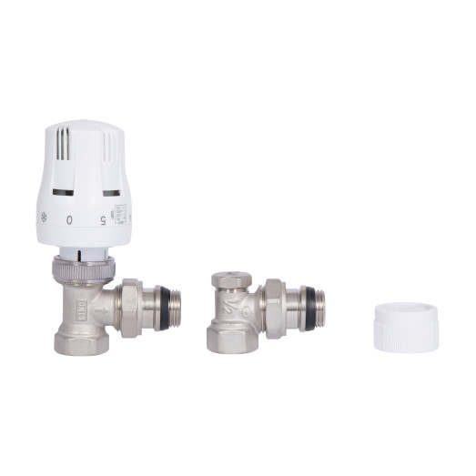 Термостатический набор Thermo Alliance Standart угловой 1/2" (TAS352W15)