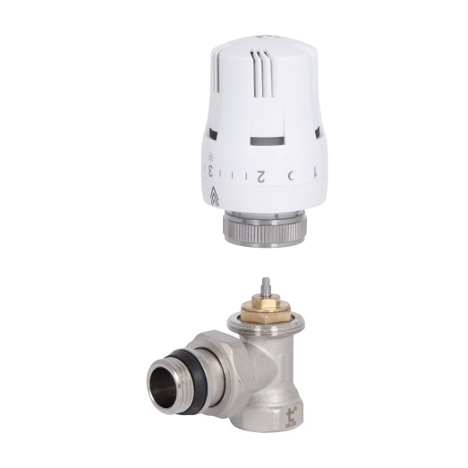 Термостатический набор Thermo Alliance Standart угловой 1/2" (TAS352W15)