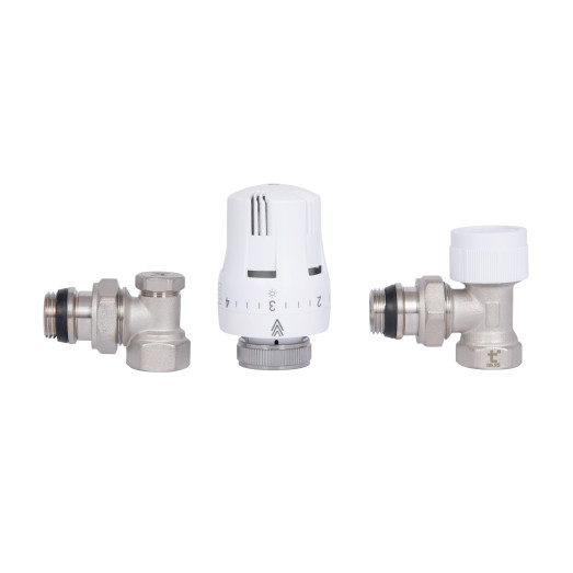 Термостатический набор Thermo Alliance Standart угловой 1/2" (TAS352W15)