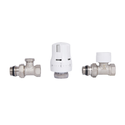 Термостатический набор Thermo Alliance Standart прямой 1/2" (TAS353W15)