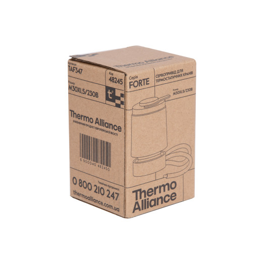 Сервопривод Thermo Alliance Forte 230В M30x1,5 для термостатических кранов (TAF347)