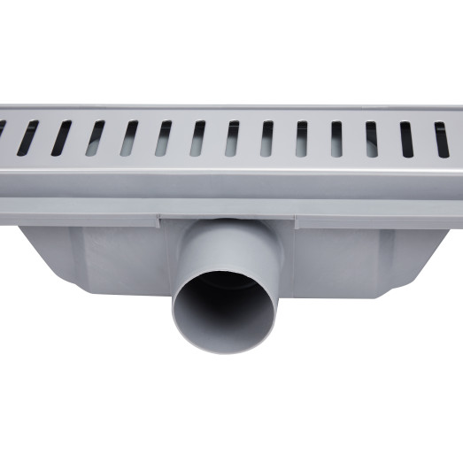 Трап Qtap Dry FA304-700 лінійний з сухим закривом та нержавіючою решіткою 700х73 (QTDRYFA304700)